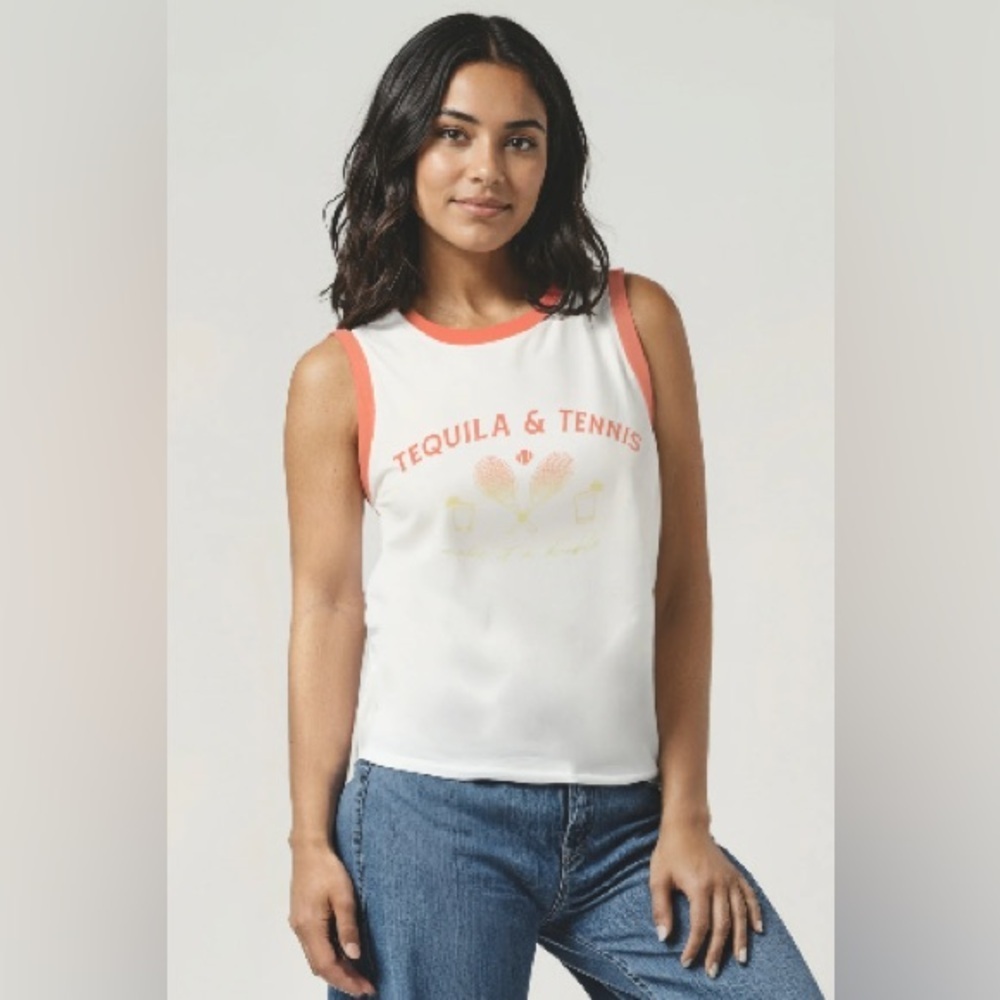 🆕 NWT WILDFOX $125 TEQUILA + TENNIS ARI TANK